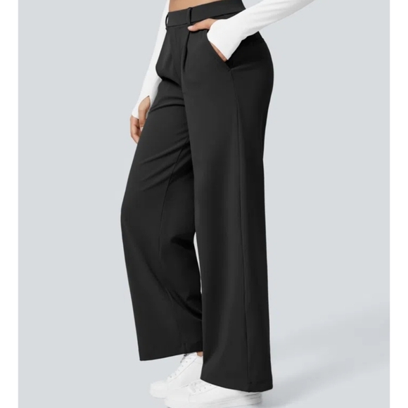 Halara Flex™ High Waisted Pocket Straight Leg Work Pants - Picture 3 of 4